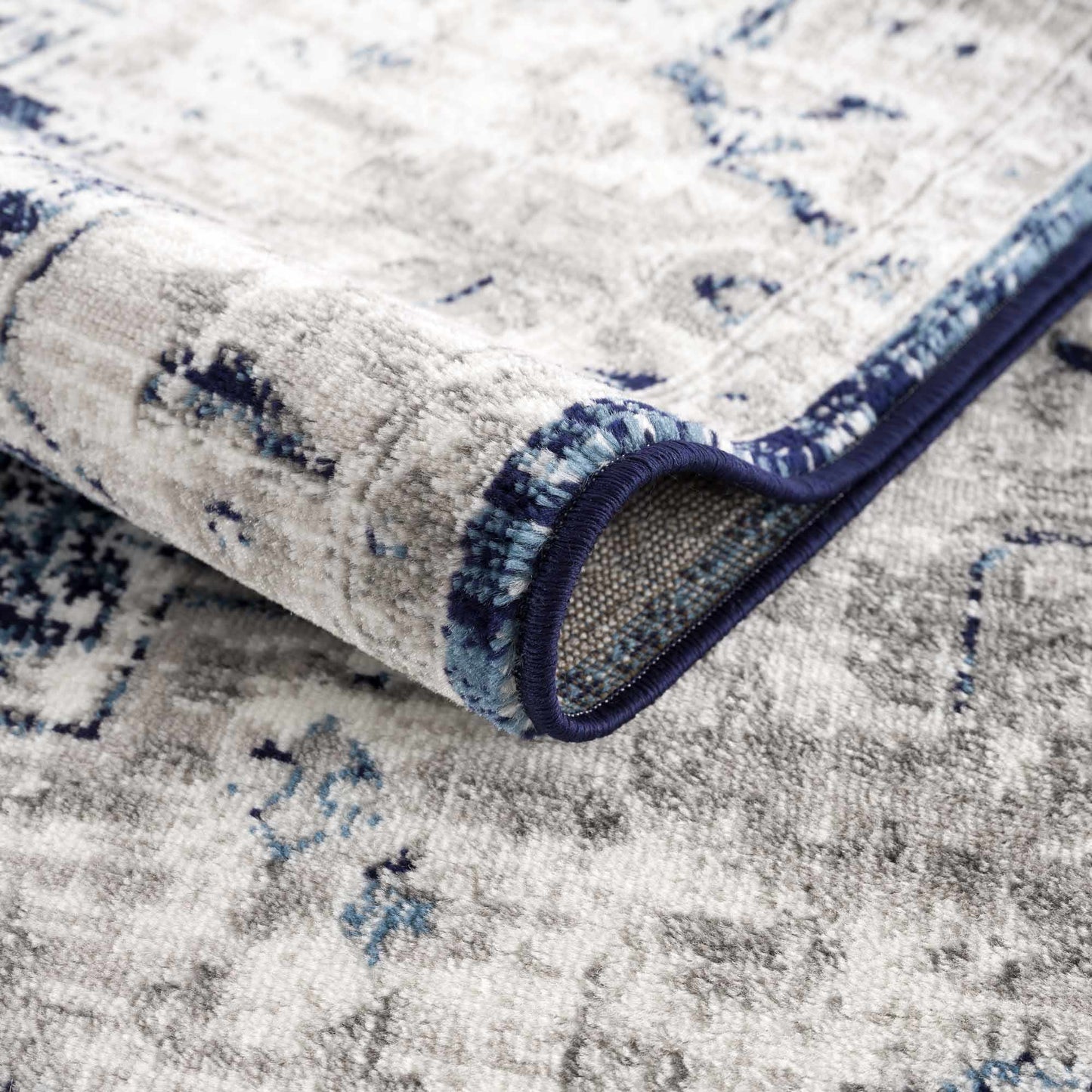 Navy Area Rug - Elegant Modern Design for Contemporary Spaces