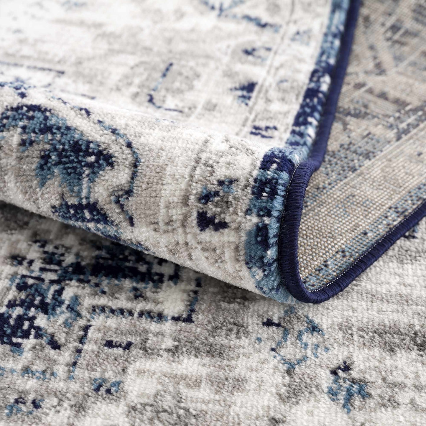 Navy Area Rug - Elegant Modern Design for Contemporary Spaces