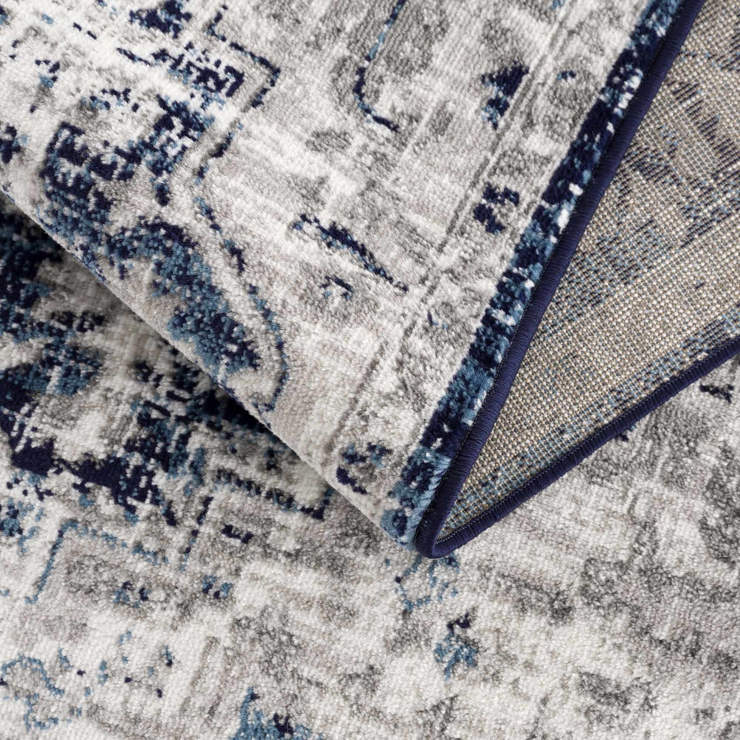 Navy Area Rug - Elegant Modern Design for Contemporary Spaces