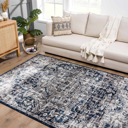 Navy Area Rug - Elegant Modern Design for Contemporary Spaces