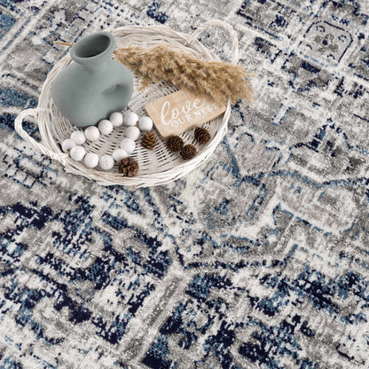 Navy Area Rug - Elegant Modern Design for Contemporary Spaces