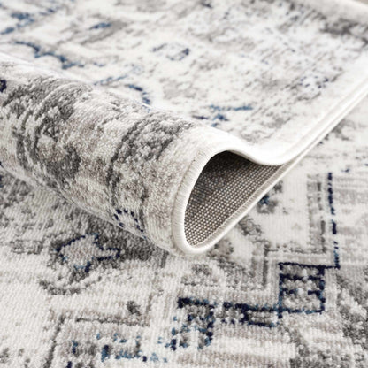 Hauteloom Buenaventura Area Rug - Cream Navy Stylish Home Décor Accent