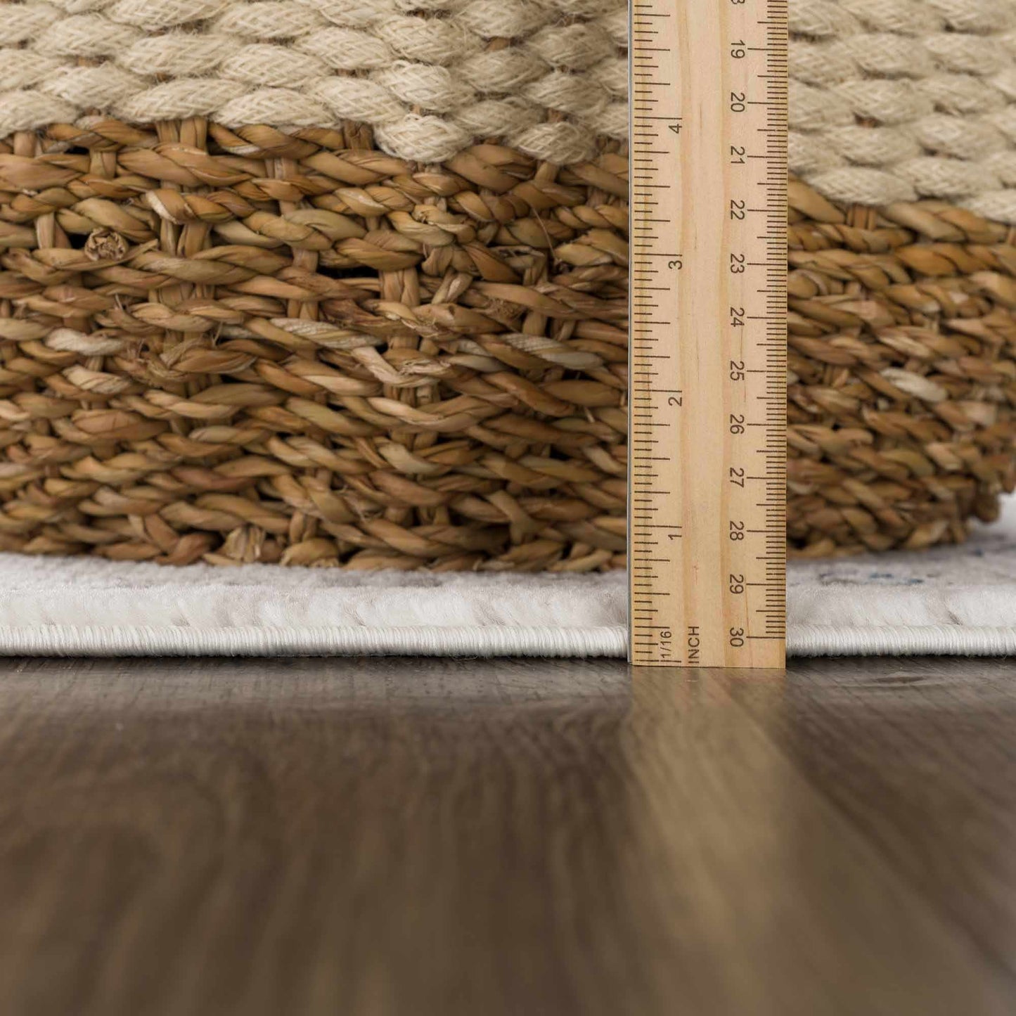 Hauteloom Buenaventura Area Rug - Cream Navy Stylish Home Décor Accent