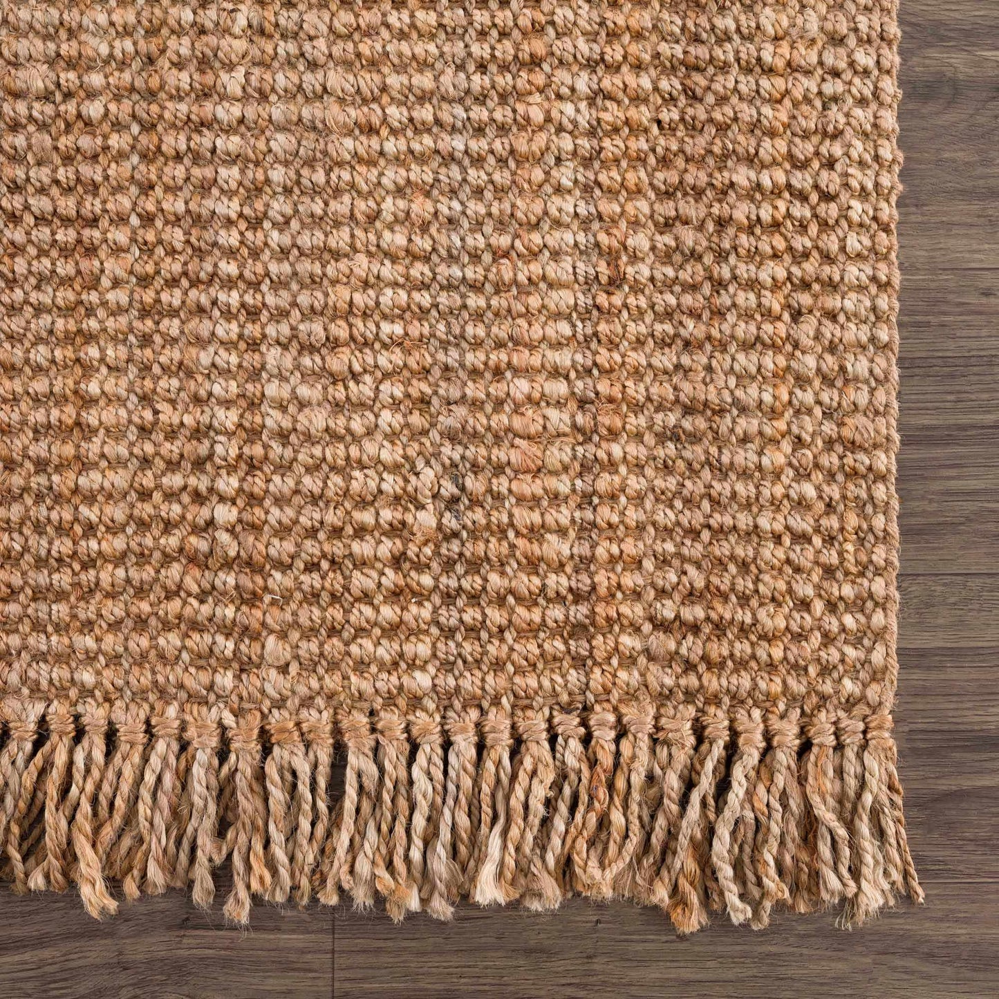 Handwoven Jute Area Rug - Eco-Friendly Natural Home Decor