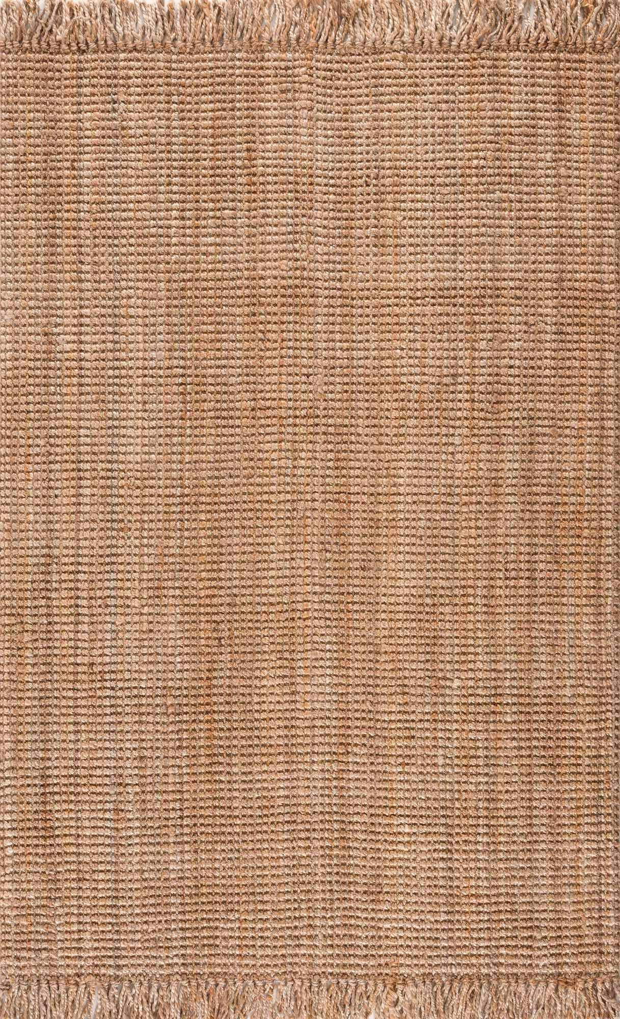 Handwoven Jute Area Rug - Eco-Friendly Natural Home Decor