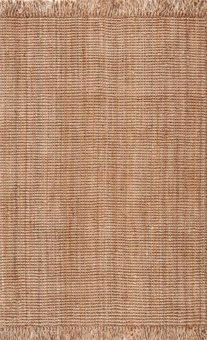 Handwoven Jute Area Rug - Eco-Friendly Natural Home Decor