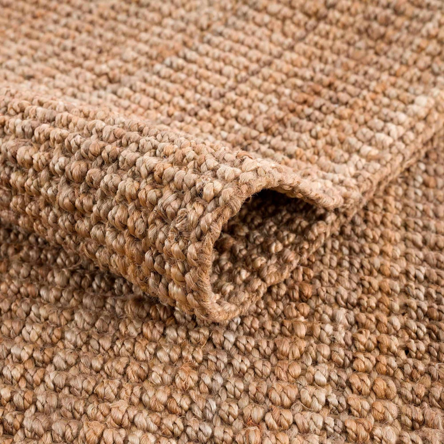 Handwoven Jute Area Rug - Eco-Friendly Natural Home Decor