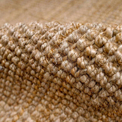 Handwoven Jute Area Rug - Eco-Friendly Natural Home Decor