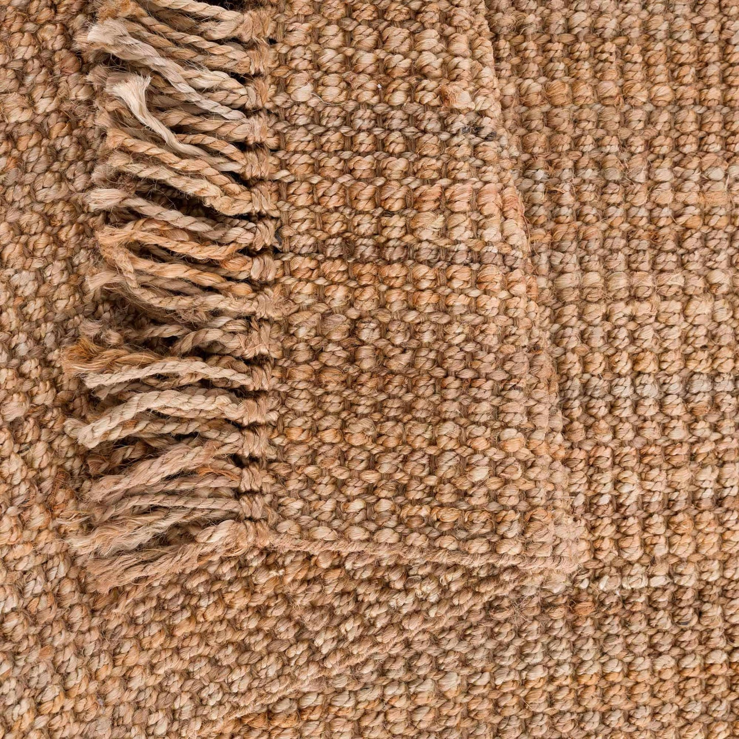 Handwoven Jute Area Rug - Eco-Friendly Natural Home Decor