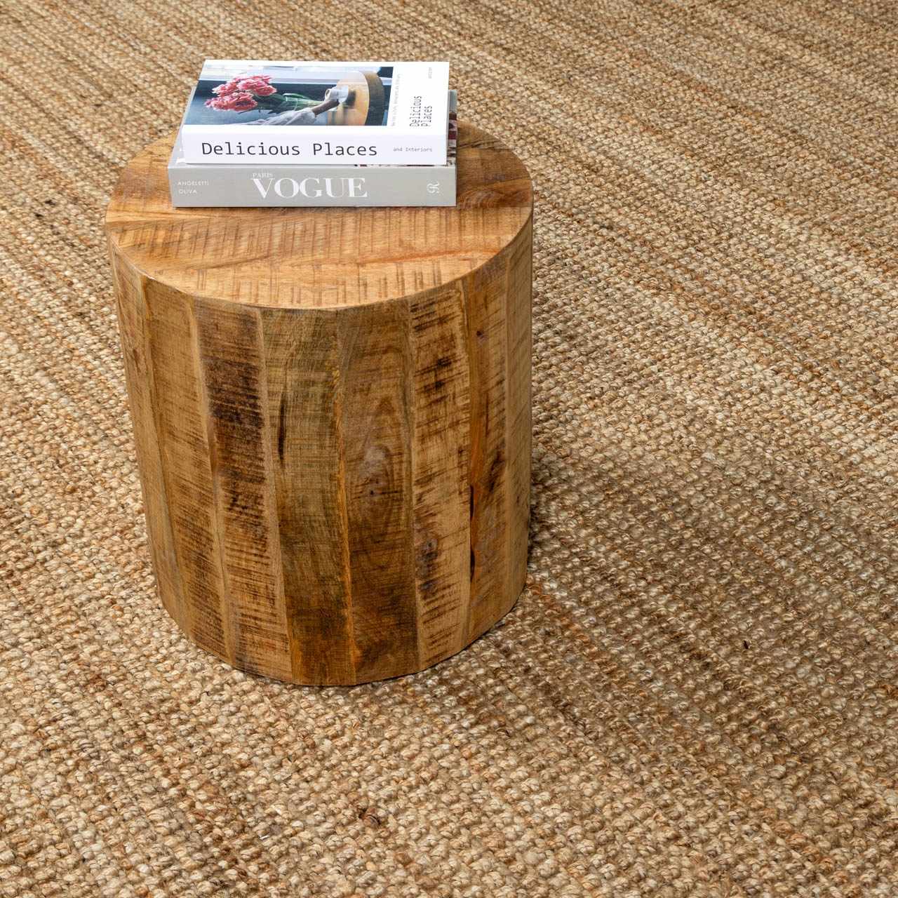 Handwoven Jute Area Rug - Eco-Friendly Natural Home Decor