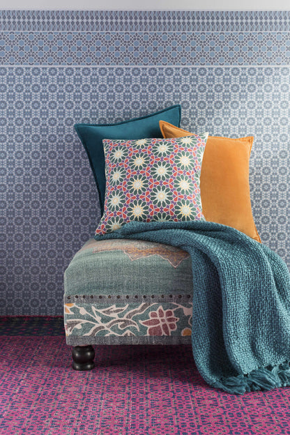 Swinton Bohemian Ottoman Pouf Versatile Seating And Decorative Accent For Living Rooms