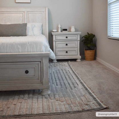 Rustic High-Low Area Rug - Maulawin Collection for Cozy Home Decor