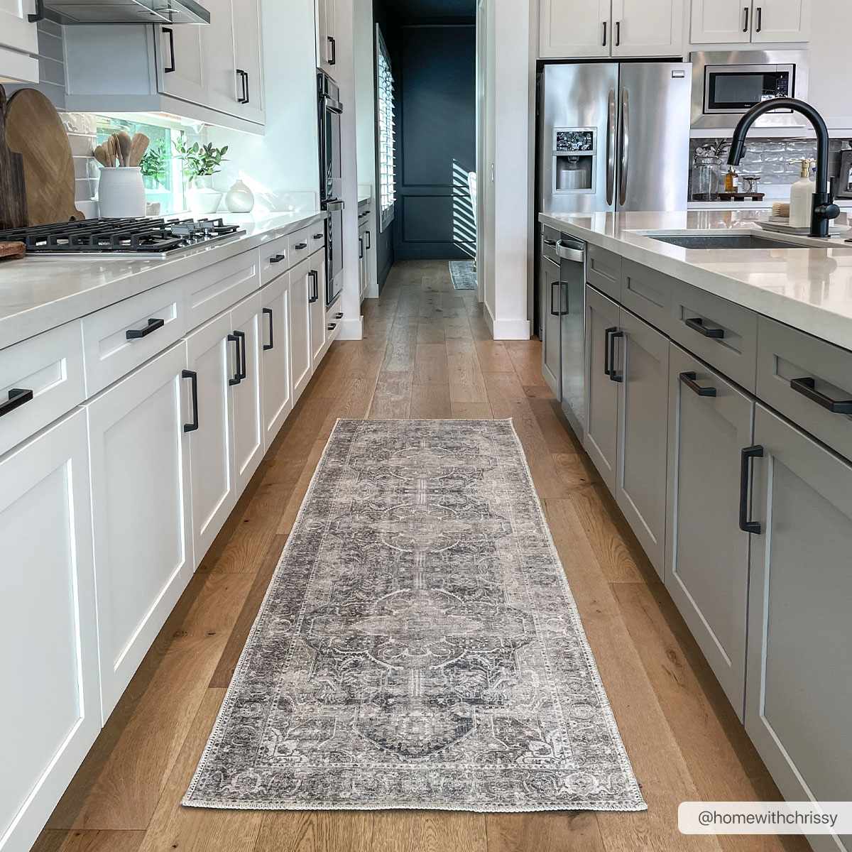 Washable Mignon Area Rug - Stylish Durable Easy Clean Rug