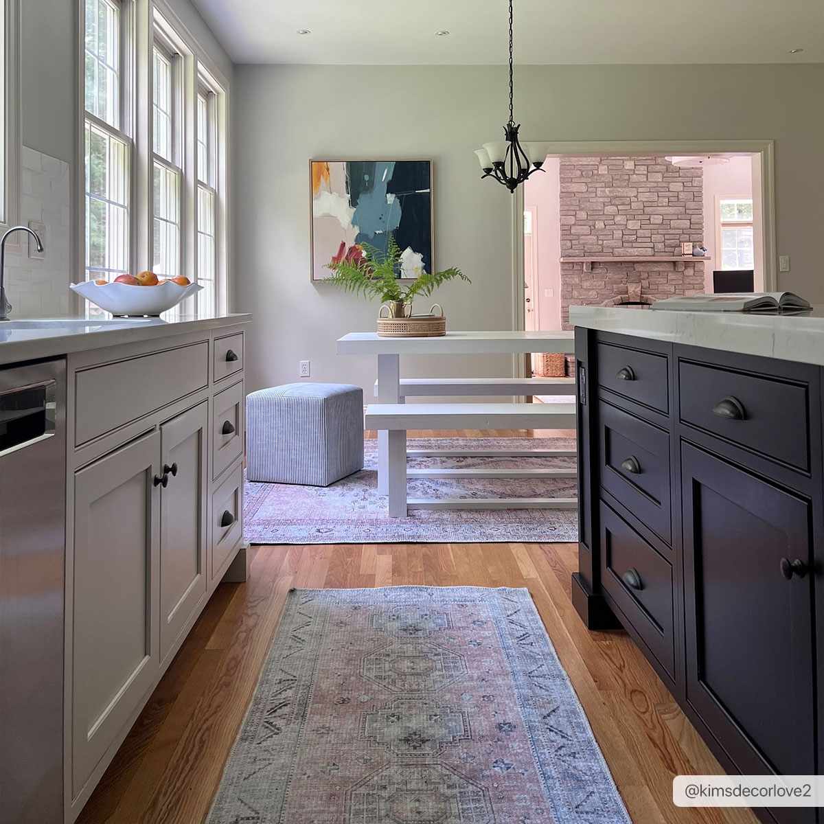 Morcott Peach Washable Area Rug - Soft Stylish Easy-Clean Home Decor