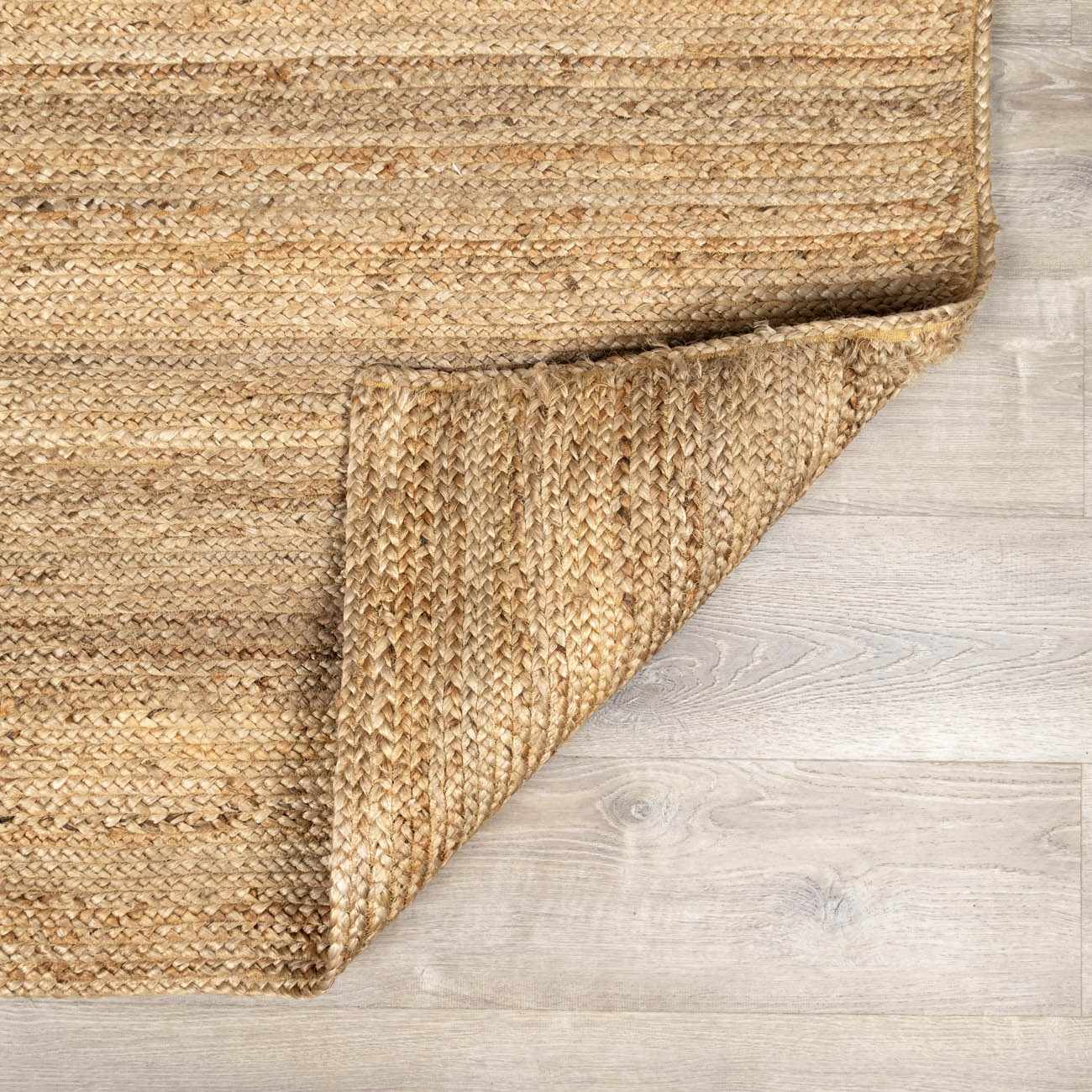 Jute Braided Area Rug - Natural Fiber Home Decor