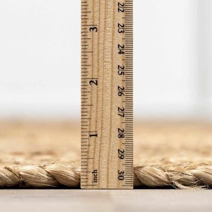 Jute Braided Area Rug - Natural Fiber Home Decor