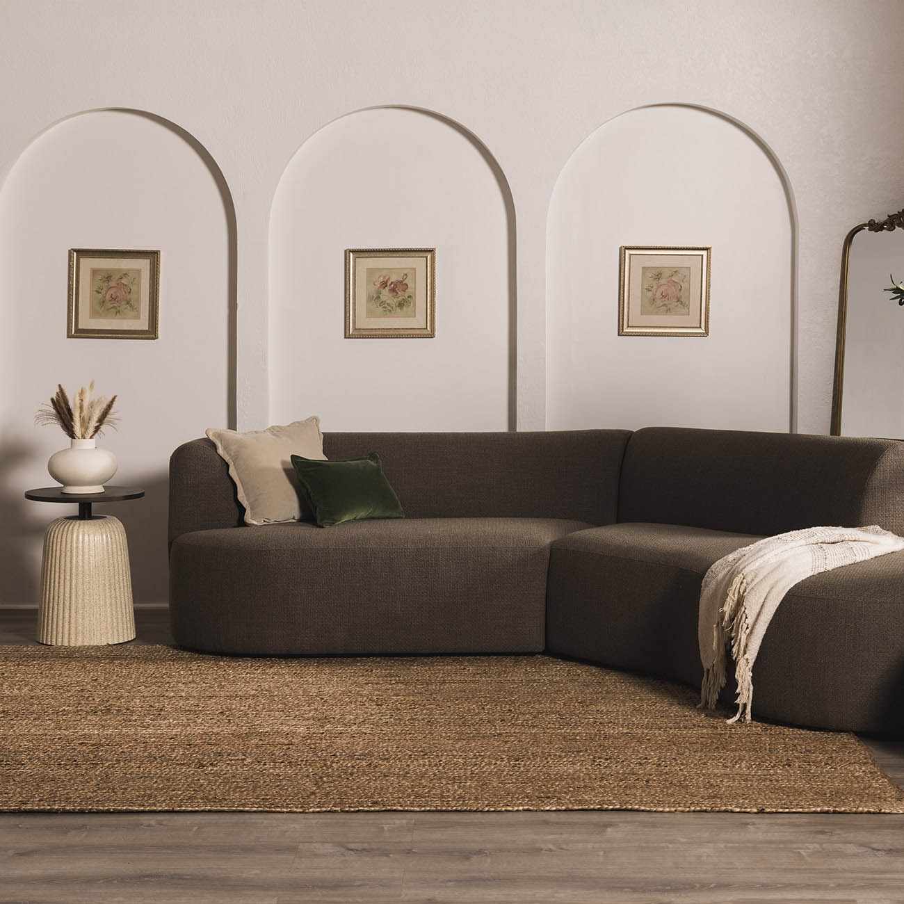 Jute Braided Area Rug - Natural Fiber Home Decor