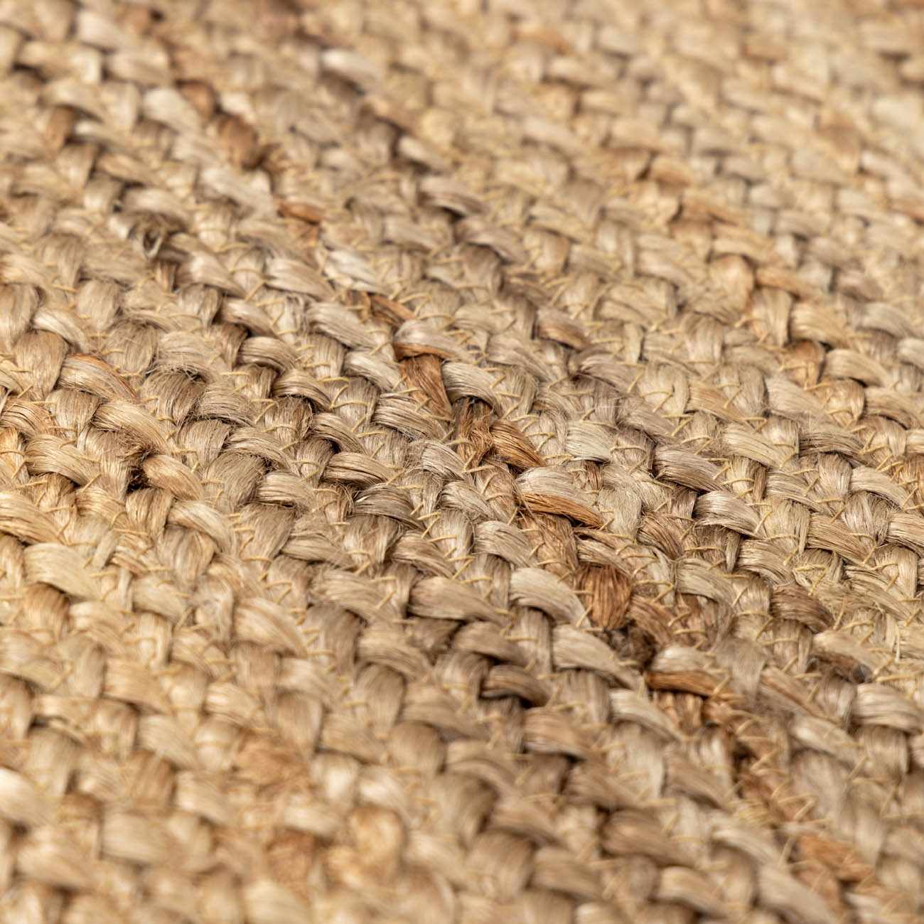 Jute Braided Area Rug - Natural Fiber Home Decor