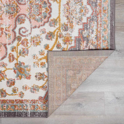 Floral Medallion Area Rug - Elegant Living Room  Bedroom Decor