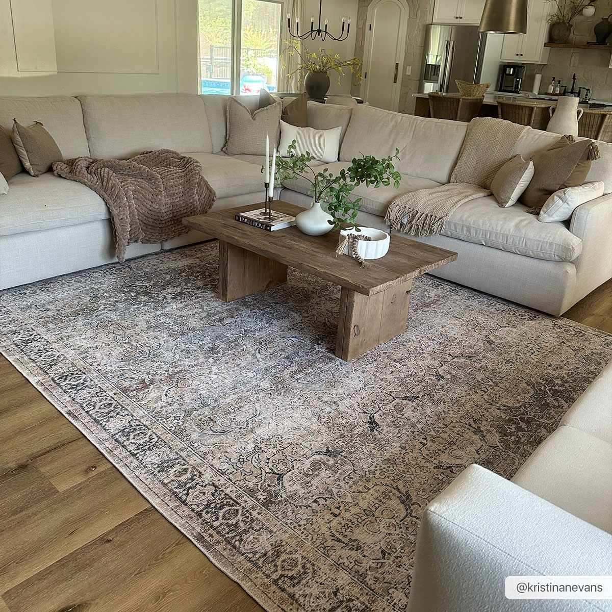 Olive area rug