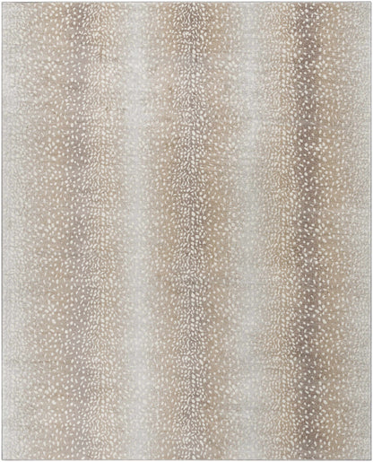 Tan Leopard Print Area Rug - Stylish Home Decor Accent