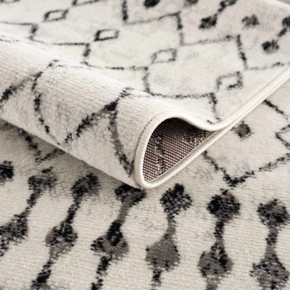 Scandinavian Moroccan Trellis Area Rug - Stylish Geometric Design for Modern Homes