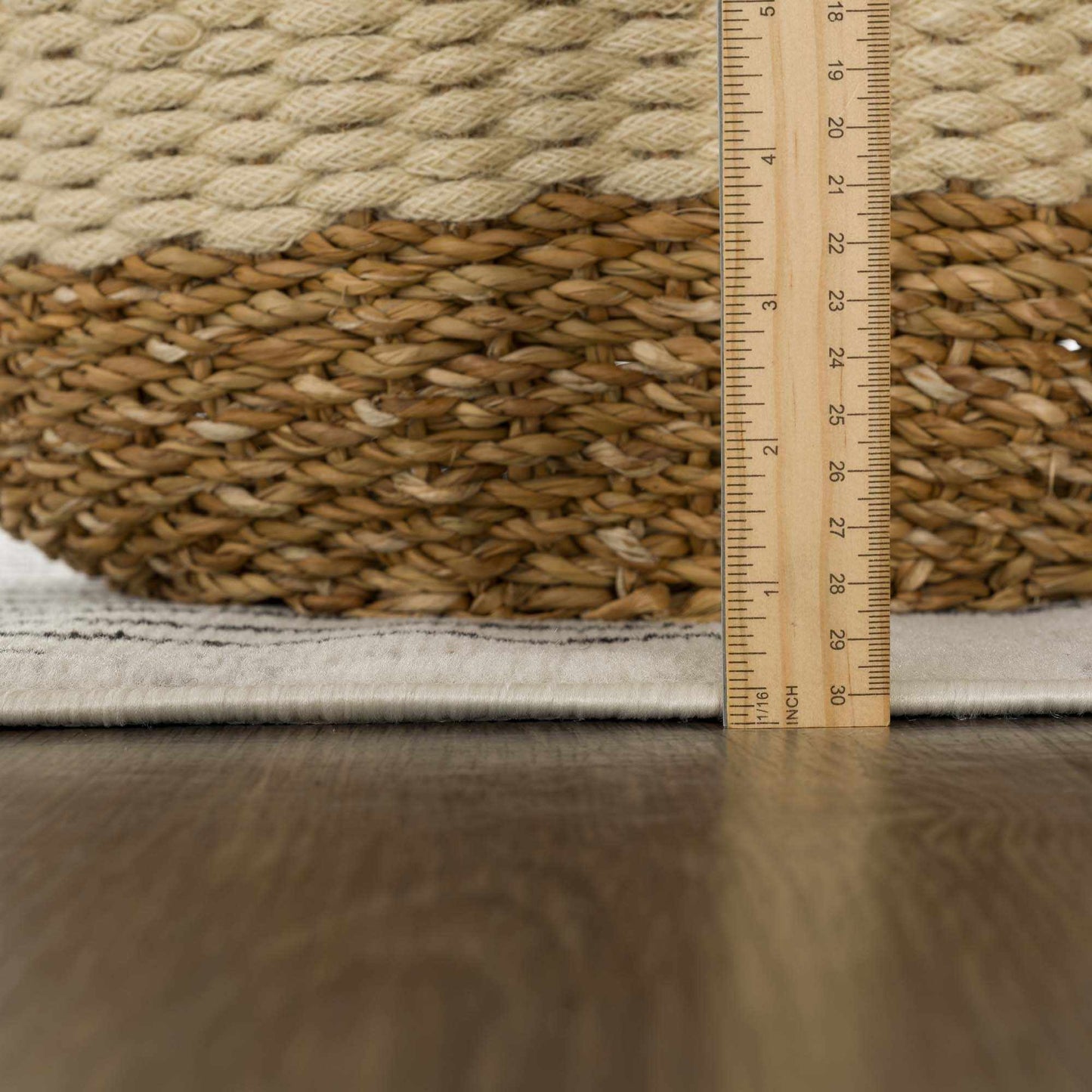 Angus Black  White Geometric Area Rug - Modern Home Décor