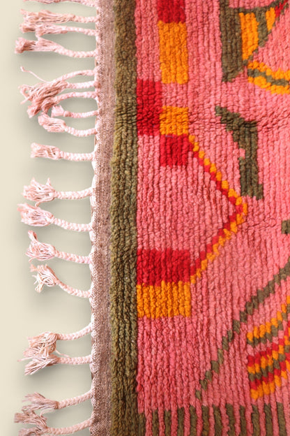 Limra Berber Rug – Pink Moroccan Wool Rug