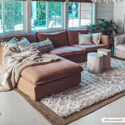 Cream Plush Area Rug - Cozy Home Décor Accent