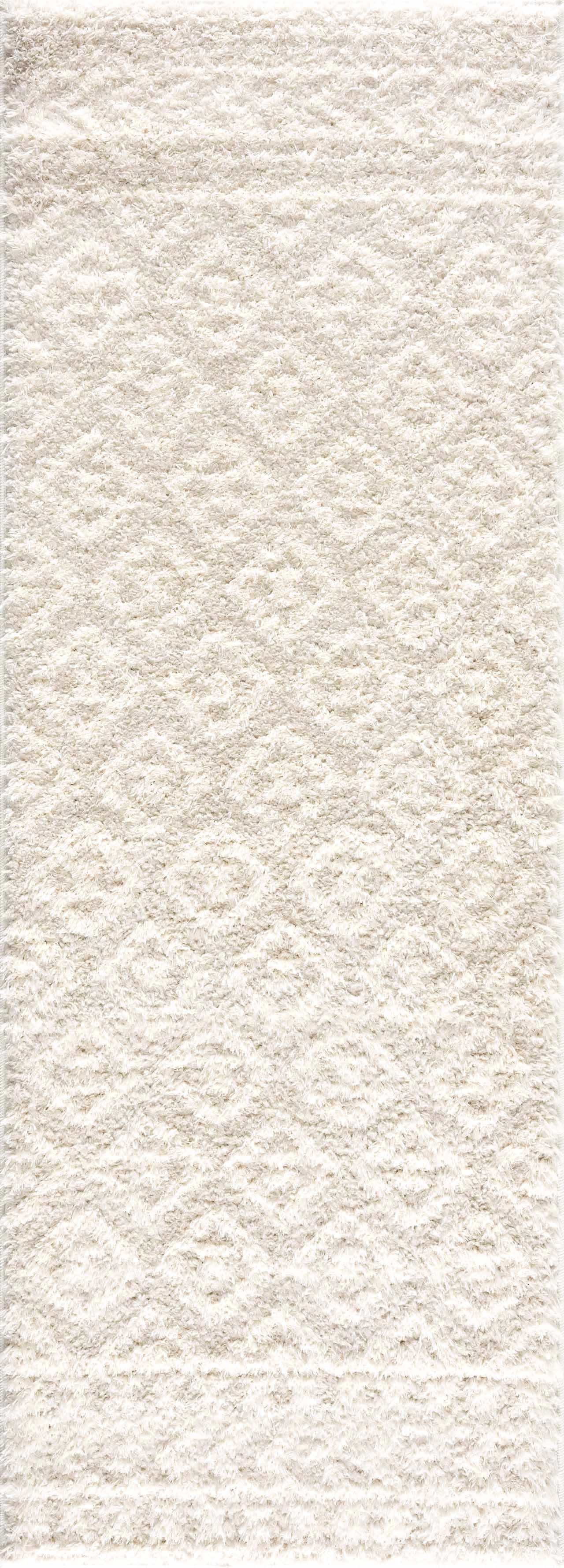 Neutral plush rug