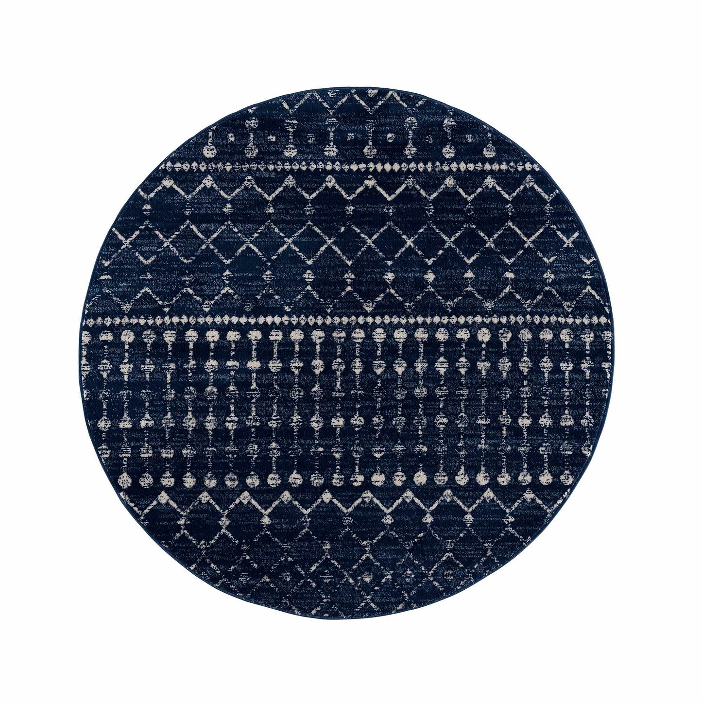 Tigrican Navy Area Rug - Elegant Modern Home Décor Rug