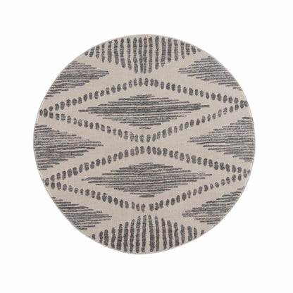 Ivory Tigris Area Rug - Elegant Modern Design for Contemporary Spaces