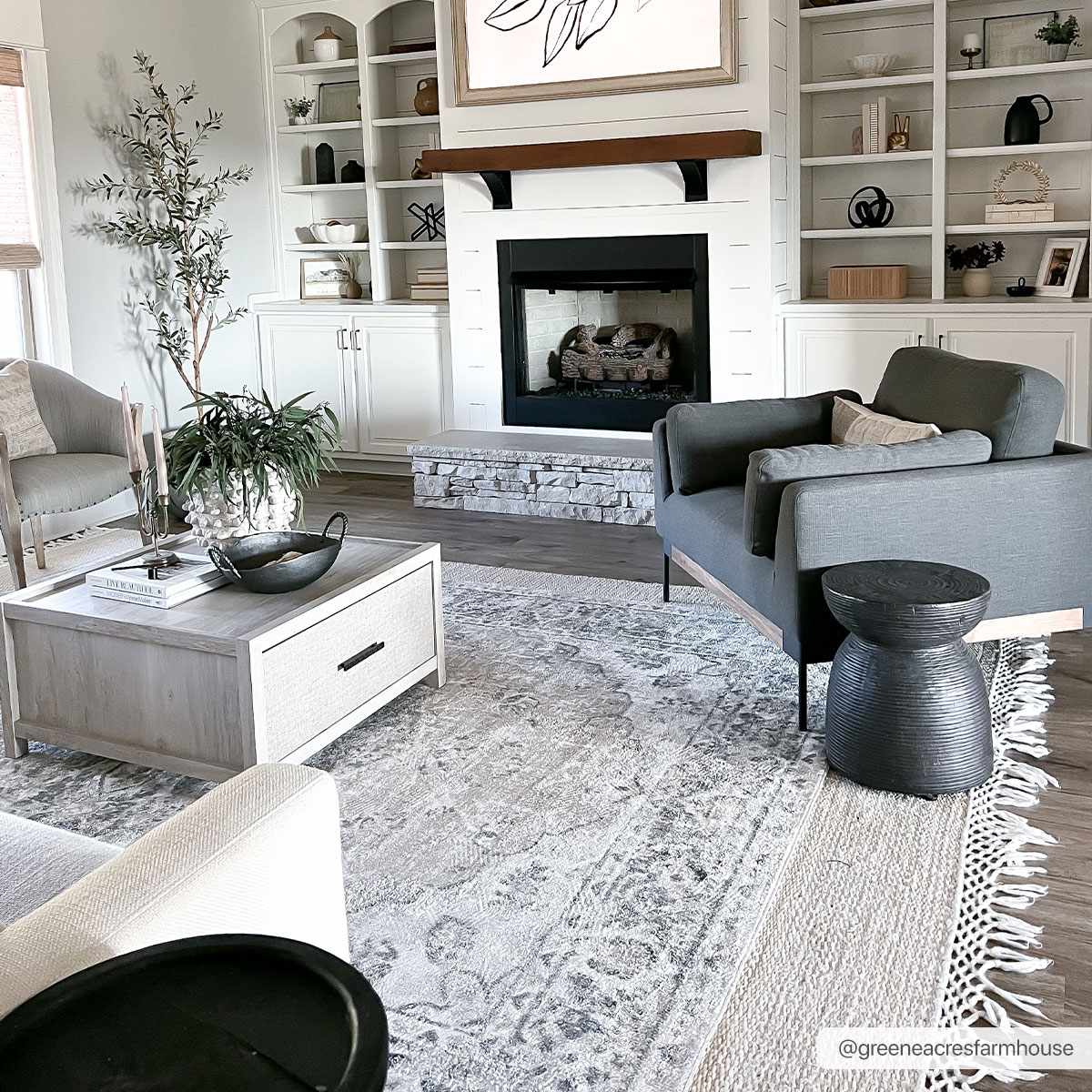 Beige Washable Flat Pile Rug - Stylish Home Décor