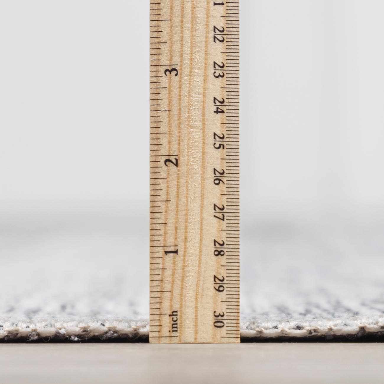 Gray Blue Washable Area Rug - Living Room  Bedroom Decor