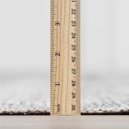 Gray Blue Washable Area Rug - Living Room  Bedroom Decor