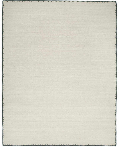 Hand Woven Wool Area Rug - Off White Ayumu Collection