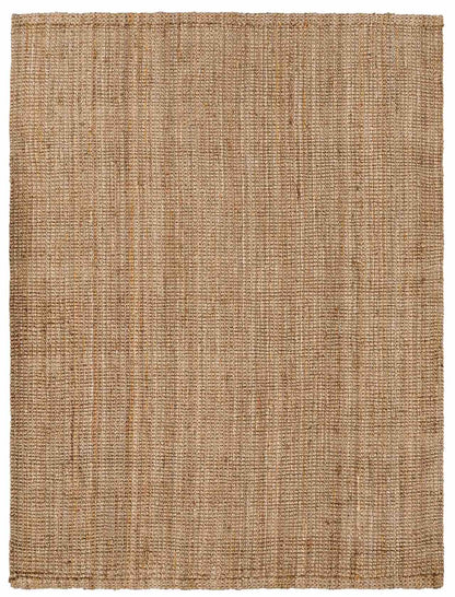 Camel Jute Area Rug - Natural Fiber Cozy Home Décor