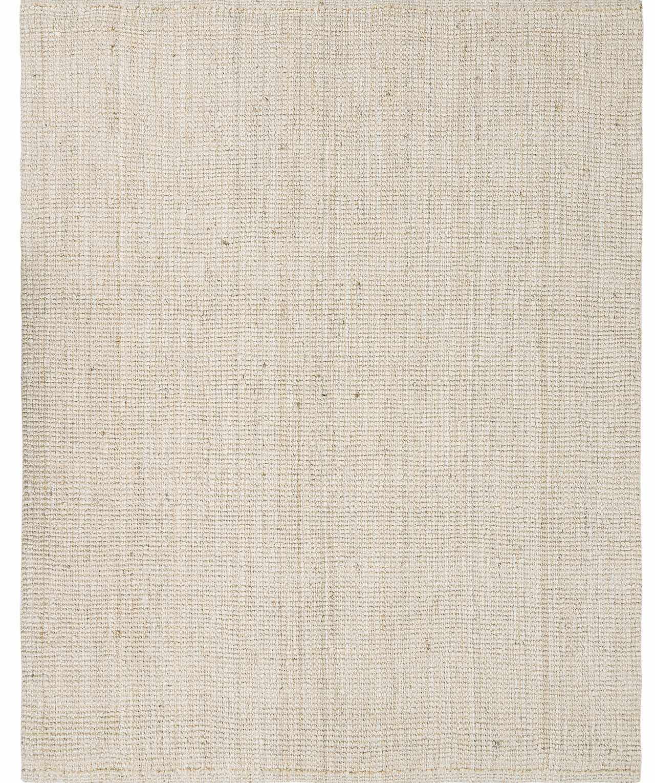 Eco-Friendly Jute Area Rug - Textured Cream Design for Stylish Home Décor