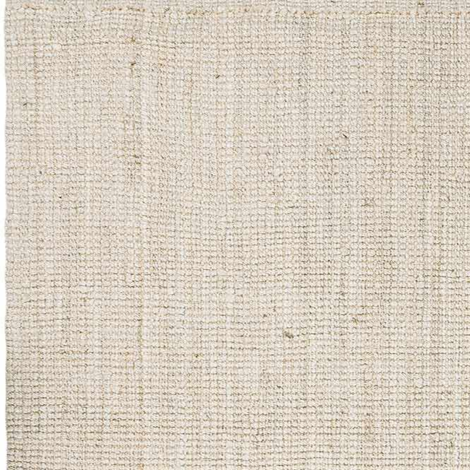 Eco-Friendly Jute Area Rug - Textured Cream Design for Stylish Home Décor