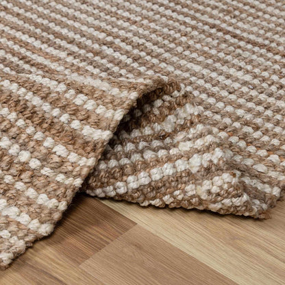 Camel Jute Area Rug - Natural Eco-Friendly Home Decor
