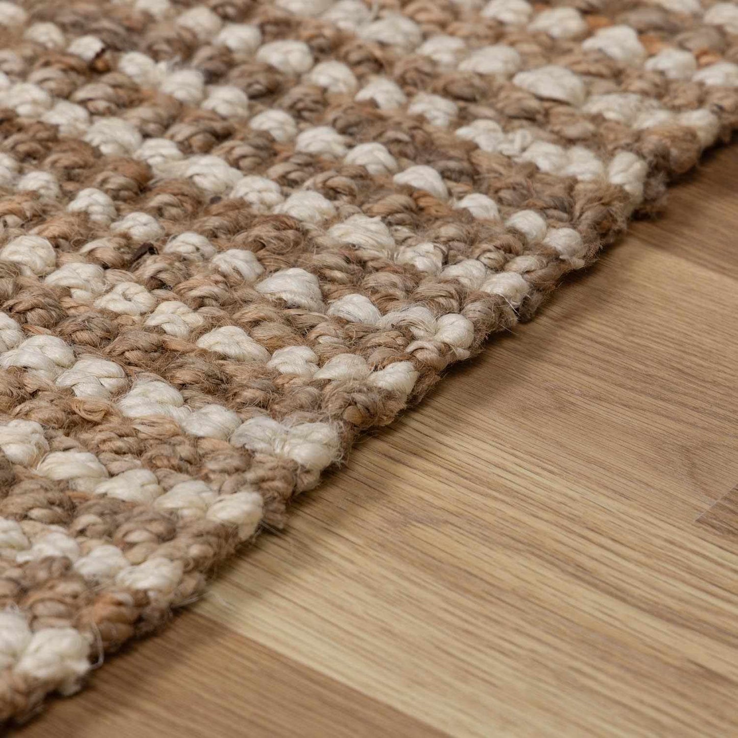 Camel Jute Area Rug - Natural Eco-Friendly Home Decor