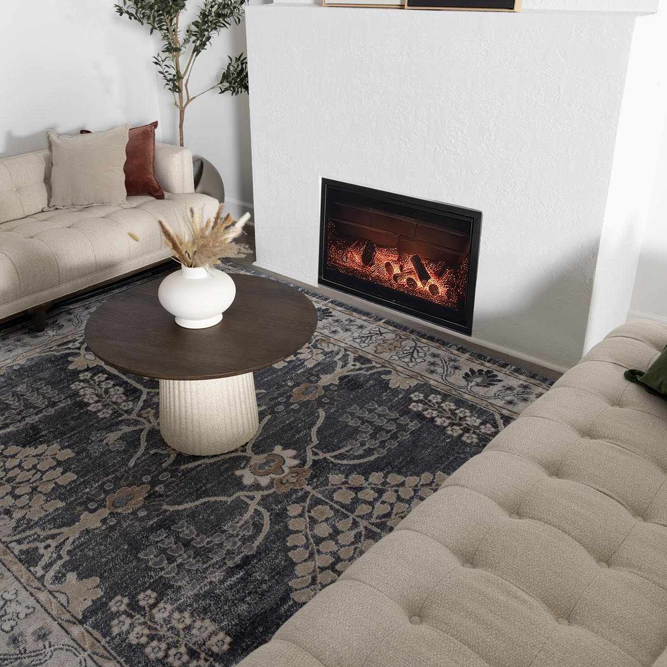 Scalby Area Rug - Soft Durable Stylish Floor Covering