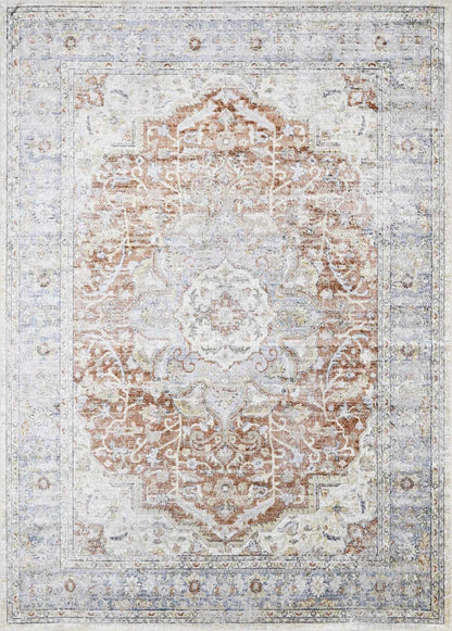 Washable Flat Pile Area Rug - Soft Durable Modern Home Decor