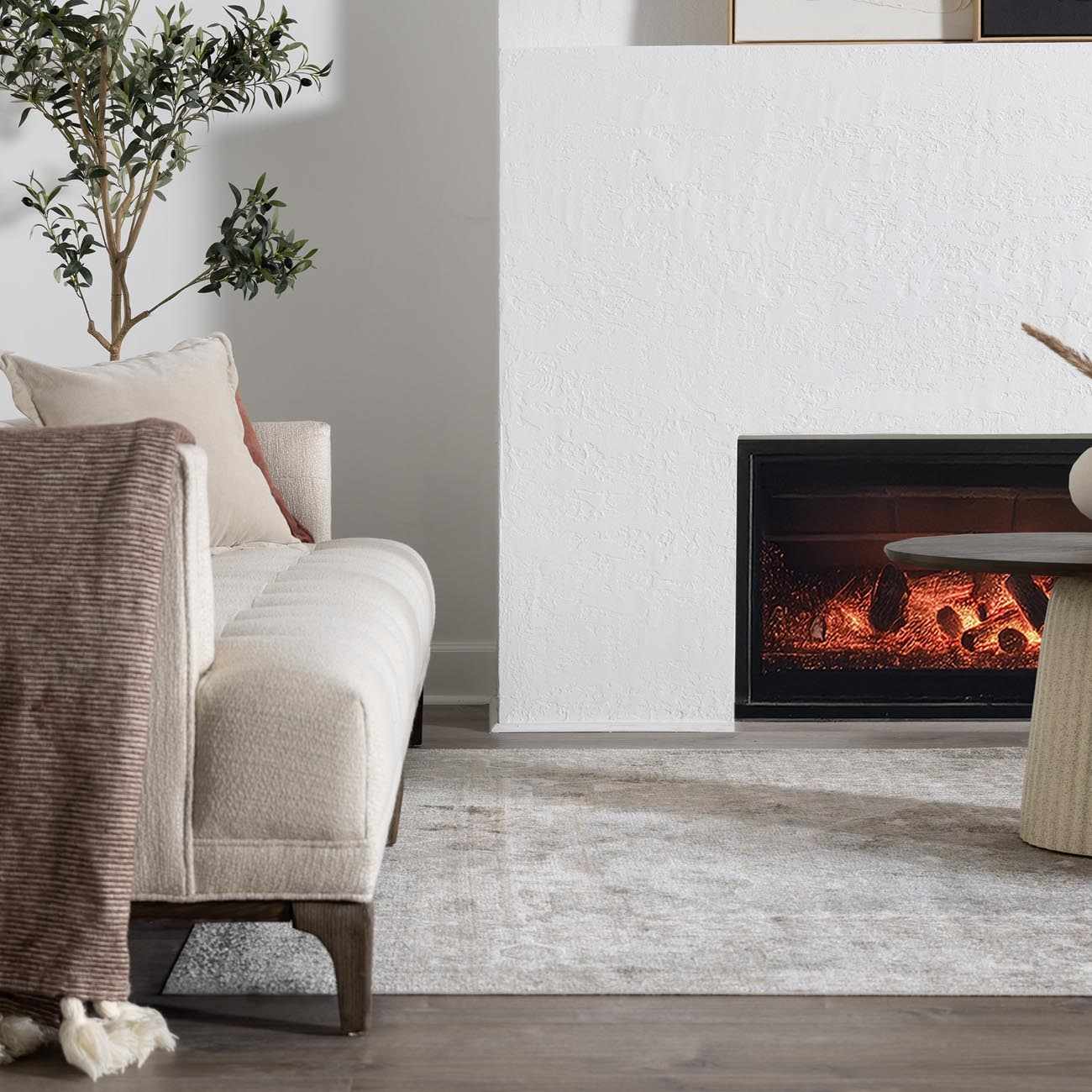 Gael Design Washable Flat Pile Rug - Stylish Modern Home Decor