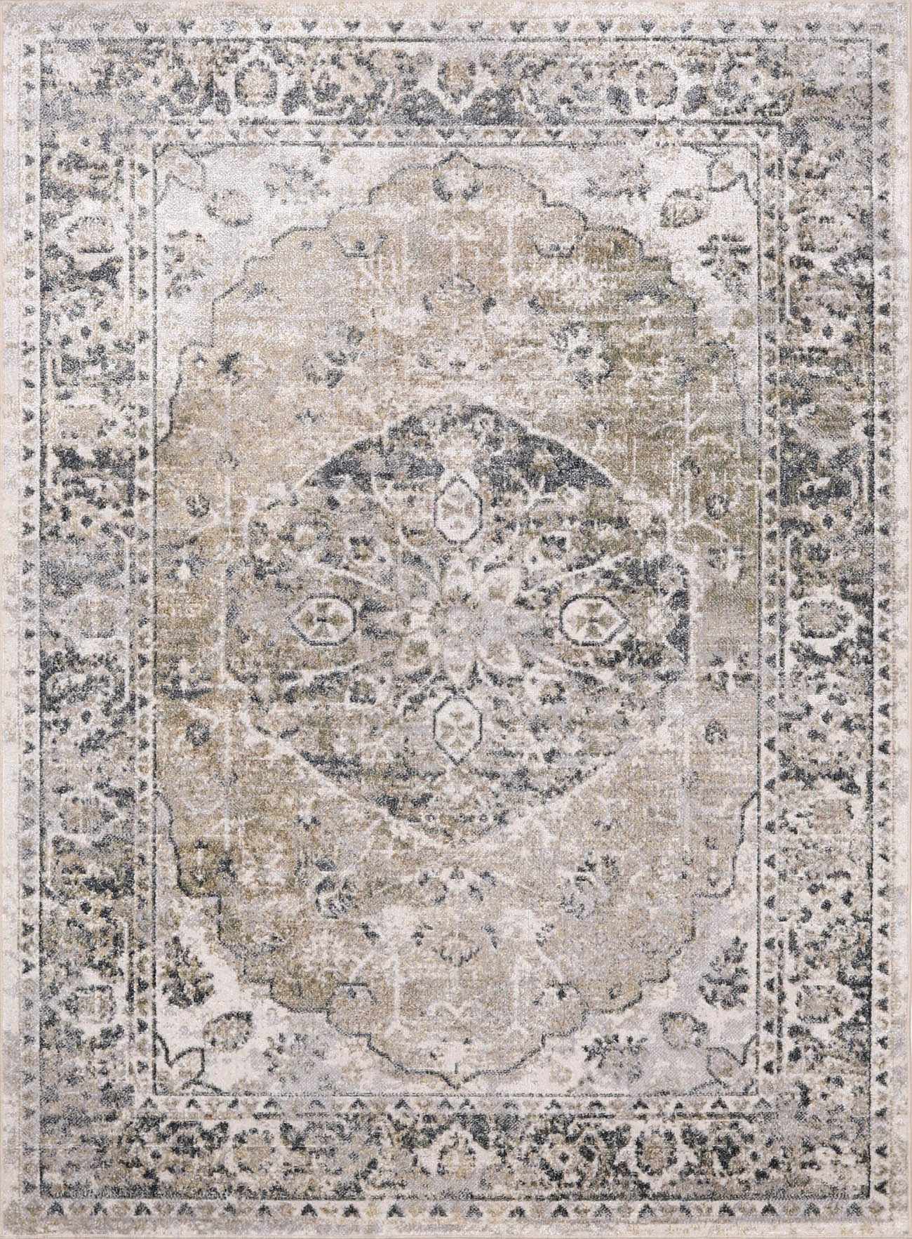 Beige Washable Flat Pile Rug - Stylish Home Décor