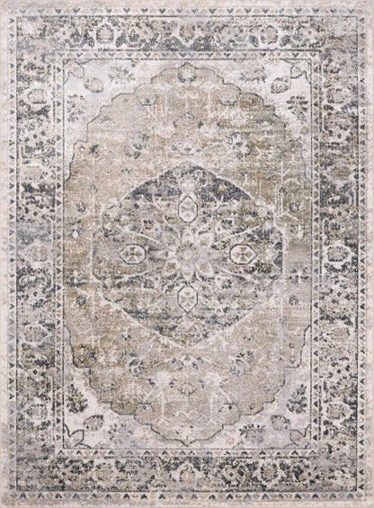 Beige Washable Flat Pile Rug - Stylish Home Décor