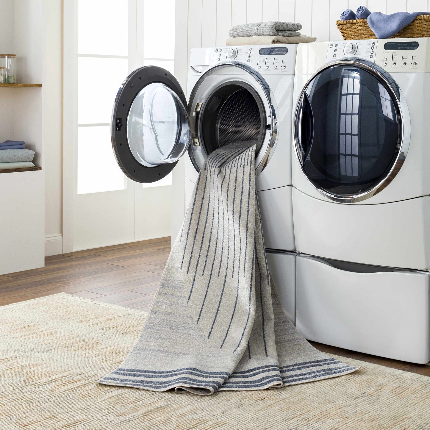 Thad Washable Area Rug - Soft Durable Stylish Floor Covering