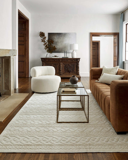 3D White Washable Rug - Stylish Durable Easy to Clean