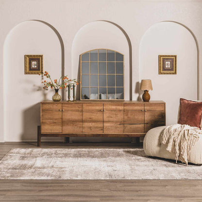 Abstract Taupe Area Rug - Modern Stylish Home Décor Rug