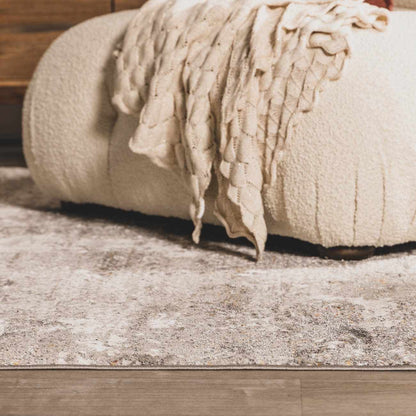 Abstract Taupe Area Rug - Modern Stylish Home Décor Rug